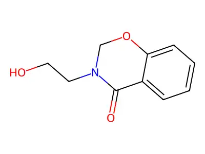 4H-1,3-Benzoxazin-4-one, 2,3-dihydro-3-(2-hydroxyethyl)- structure
