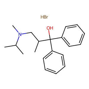 Benzhydrol, alpha-(2-(isopropylmethyl)amino-1-methylethyl)-, hydrobromide structure