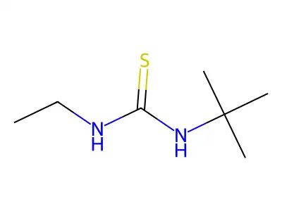 1-tert-butyl-3-ethylthiourea structure