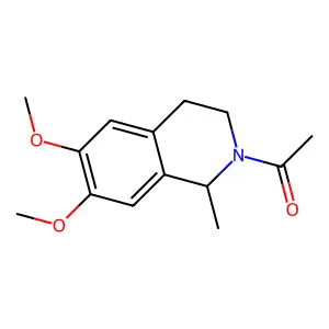 (R)-1-(6,7-Dimethoxy-1-methyl-3,4-dihydroisoquinolin-2(1H)-yl)ethanone structure