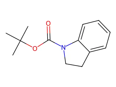 tert-Butyl indoline-1-carboxylate structure