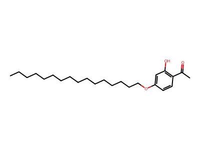Ethanone, 1-[4-(hexadecyloxy)-2-hydroxyphenyl]- structure