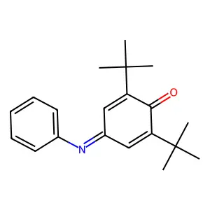 2,6-Ditert-butyl-4-(phenylimino)-2,5-cyclohexadien-1-one structure