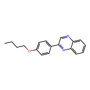 2-(4-Butoxyphenyl)quinoxaline structure