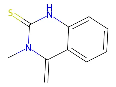 3-Methyl-4-methylidene-1,2,3,4-tetrahydroquinazoline-2-thione structure