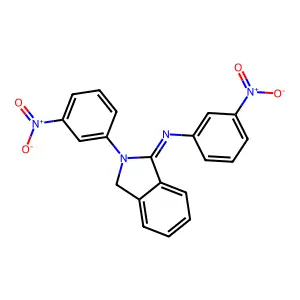 2-{3-Nitrophenyl}-1-({3-nitrophenyl}imino)isoindoline structure