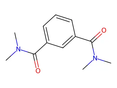 1,3-Benzenedicarboxamide, N,N,N',N'-tetramethyl- structure