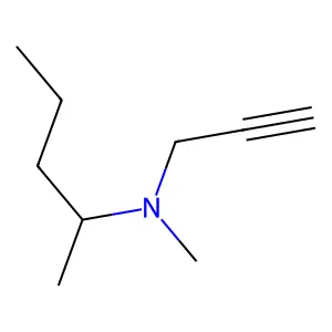 N-甲基-N-(2-戊基)丙炔胺 structure