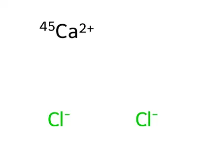 钙-45(2+)二氯化物 structure