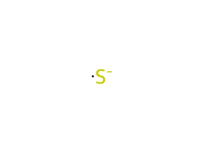 Sulfur, ion (S1-) structure