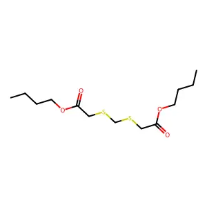 Dibutyl methylenedithiodi(acetate) structure