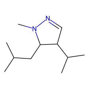 2-Methyl-3-(2-methylpropyl)-4-propan-2-yl-3,4-dihydropyrazole structure