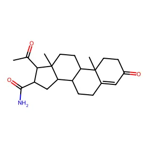 16-beta-Carboxamide-(17-alpha)-isoprogesterone structure