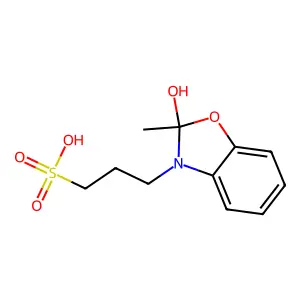 Meroxazole structure