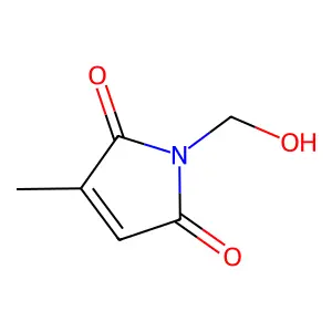 1-(Hydroxymethyl)-3-methyl-1H-pyrrole-2,5-dione structure