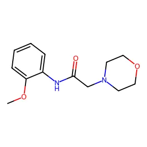 N-(2-Methoxyphenyl)-2-morpholinoacetamide structure