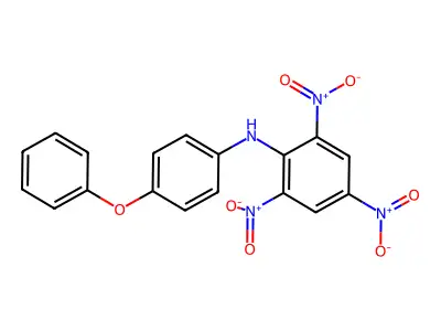 4'-Phenoxy-2,4,6-trinitrodiphenylamine structure