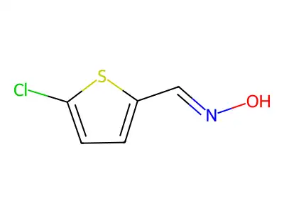 N-[(5-chlorothiophen-2-yl)methylidene]hydroxylamine structure