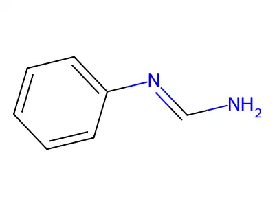 Methanimidamide, N-phenyl-, (Z)- structure
