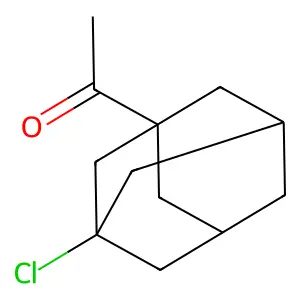 Adamantane, 1-acetyl-3-chloro- structure