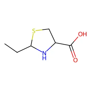 2-乙基-4-噻唑烷甲酸 structure