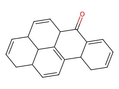 3a,5a,10,10a,12a,12b-Hexahydro-1H-benzo(a)pyren-6-one structure