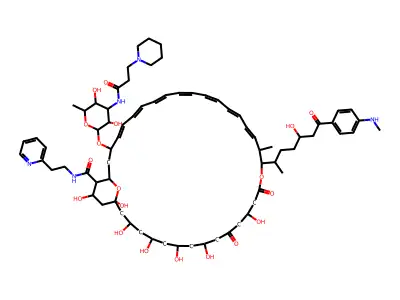 N-piperidinopropionyl-partricin A 2-pyridinylethylamide structure