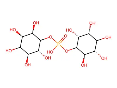 Di-myo-inositol-1,1'-phosphate structure