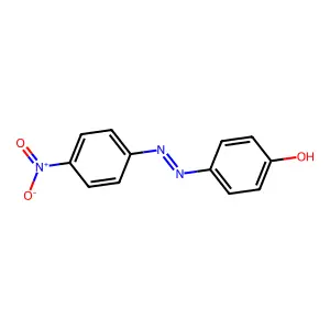 4-Hydroxy-4'-nitroazobenzene structure