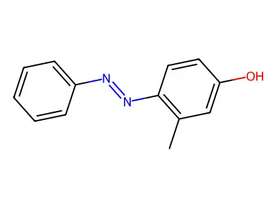 3-Methyl-4-(2-phenyldiazenyl)phenol structure