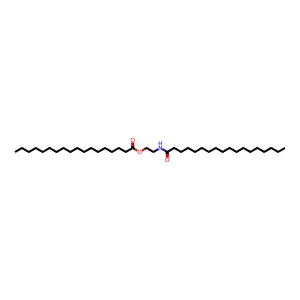 Octadecanoic acid, 2-[(1-oxooctadecyl)amino]ethyl ester structure