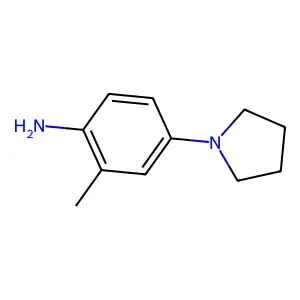 2-Methyl-4-(pyrrolidin-1-yl)aniline structure