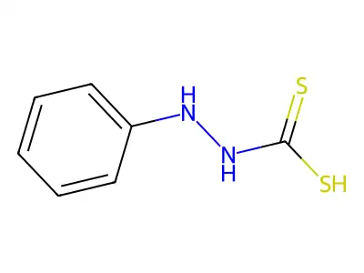 Hydrazinecarbodithioic acid, 2-phenyl- structure