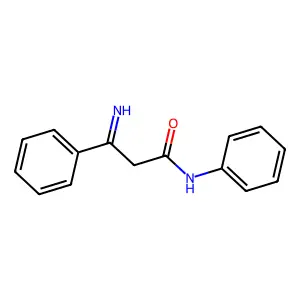 3-亚氨基-N,3-二苯基丙酰胺 structure