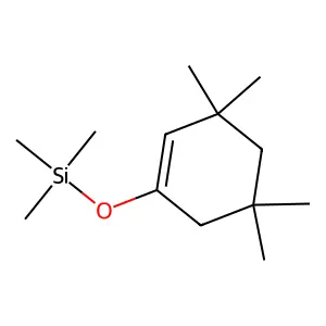 Silane, trimethyl[(3,3,5,5-tetramethyl-1-cyclohexen-1-yl)oxy]- structure