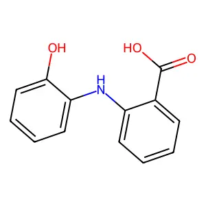2-(2-Hydroxy-phenylamino)-benzoic acid structure