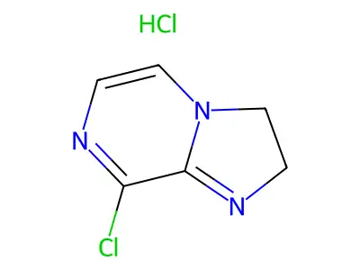 8-Chloro-2,3-dihydroimidazo[1,2-a]pyrazine hydrochloride structure