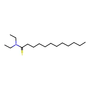 Dodecanethioamide, N,N-diethyl- structure