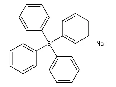 四苯硼钠 structure