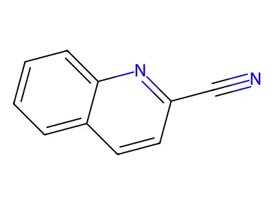 喹啉-2-甲腈 structure