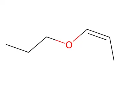 cis-1-Propoxypropene structure