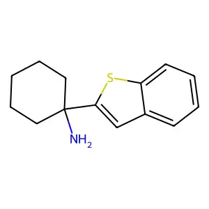 1-(1-苯并噻吩-2-基)环己-1-胺 structure