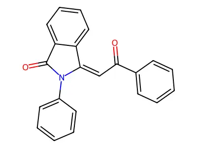3-Phenacylidene-2-phenylisoindol-1-one structure