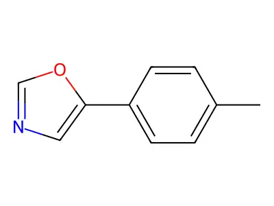 5-(4-Methylphenyl)-1,3-oxazole structure