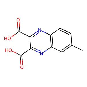 6-Methylquinoxaline-2,3-dicarboxylic acid structure