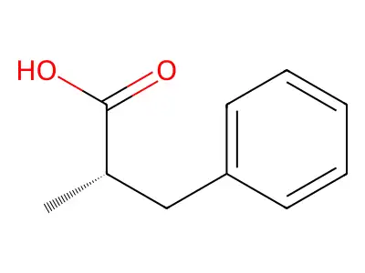 (2S)-2-methyl-3-phenylpropanoic acid structure