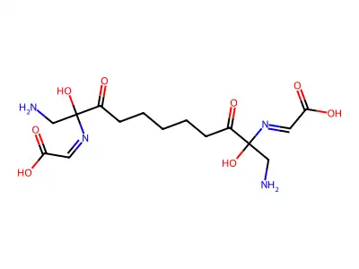 Glycine,1,1'-(1,7-dioxo-1,7-heptanediyl)bis[glycyl- structure
