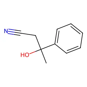3-Hydroxy-3-phenylbutanenitrile structure