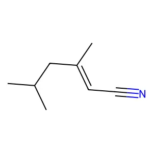 3,5-Dimethylhex-2-enenitrile structure