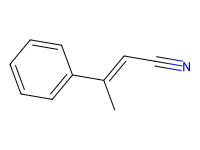 2-Butenenitrile,3-phenyl- structure
